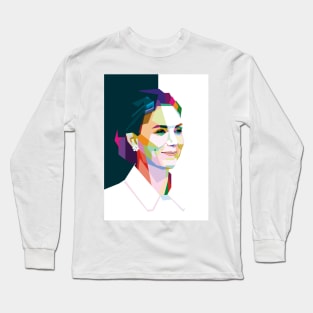 WPAP kate middleton Long Sleeve T-Shirt